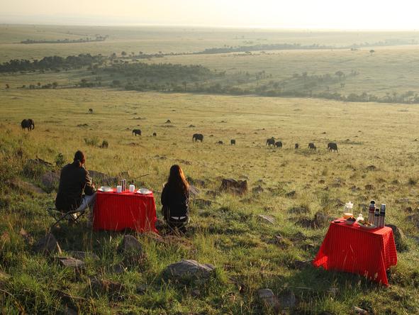Naibor Luxury Camp - Bush Dining 
